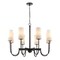 Maxim Lighting Town & Country 8-Light Chandelier 32008SWBK - alternate 1